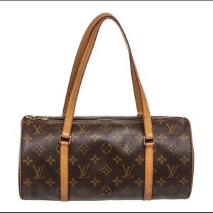 LouisVuitton Monogram Canvas Leather Papillon30cm